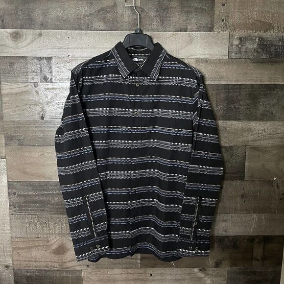 The North Face Slate Woven Retro Button Down Shirt Large - Picture 1 of 3